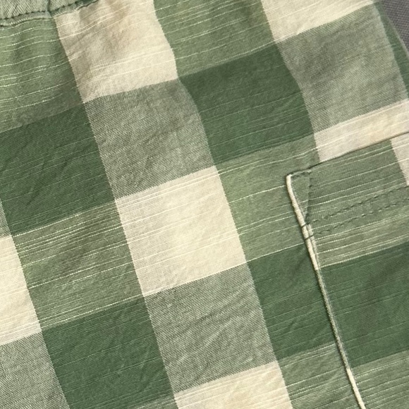Green Gingham Pehr Shorts - Picture 2 of 2